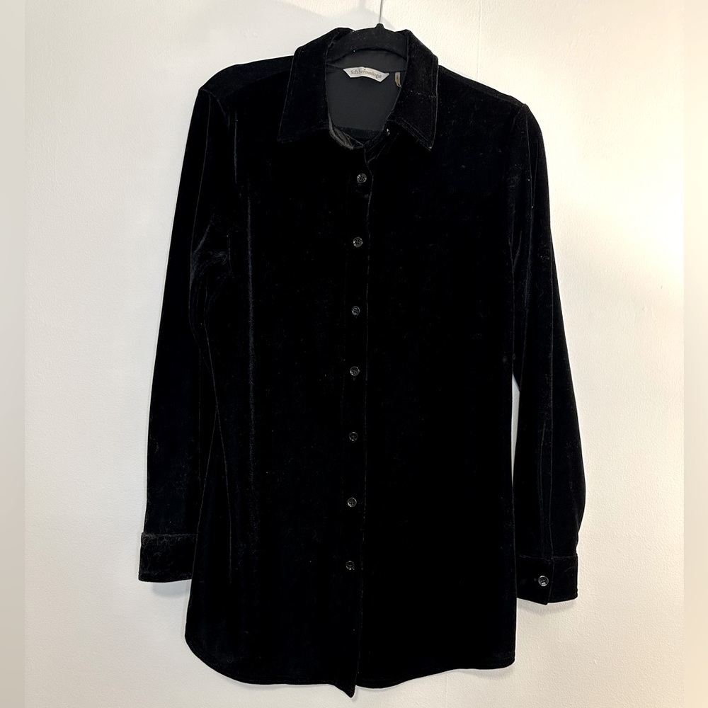 Soft Surroundings Velvet Top
